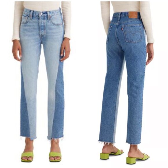 Levi's Denim - Levi's Premium 501 Spliced Jeans